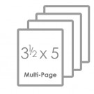 3 1/2" x 5" Multipage