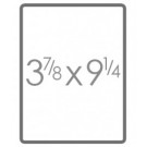 3 7/8" x 9 1/4"