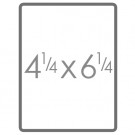 4 1/4" x 6 1/4"