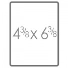 4 3/8" x 6 3/8"