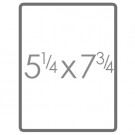 5 1/4" x 7 3/4" Card