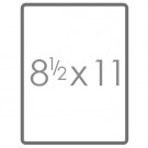 8 1/2" x 11"
